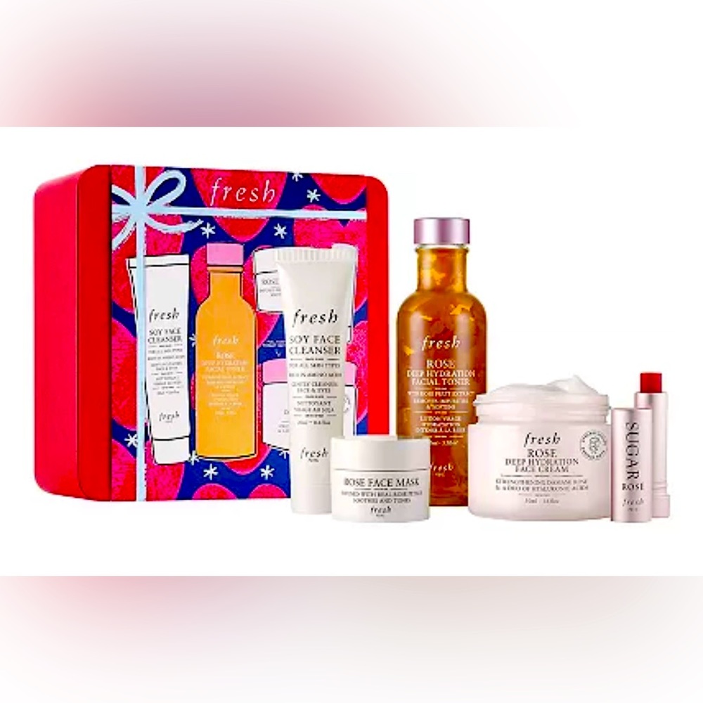 Rose Deep Hydration Skincare Value Set